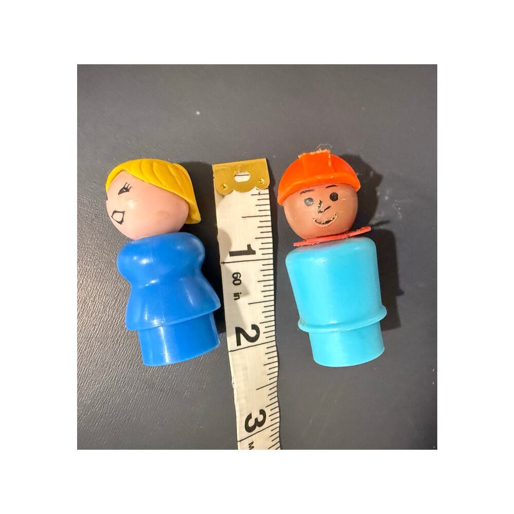 Vintage 1970s Fisher-Price Little People Figurines Bundle of 3 toys collectible - Picture 6 of 7